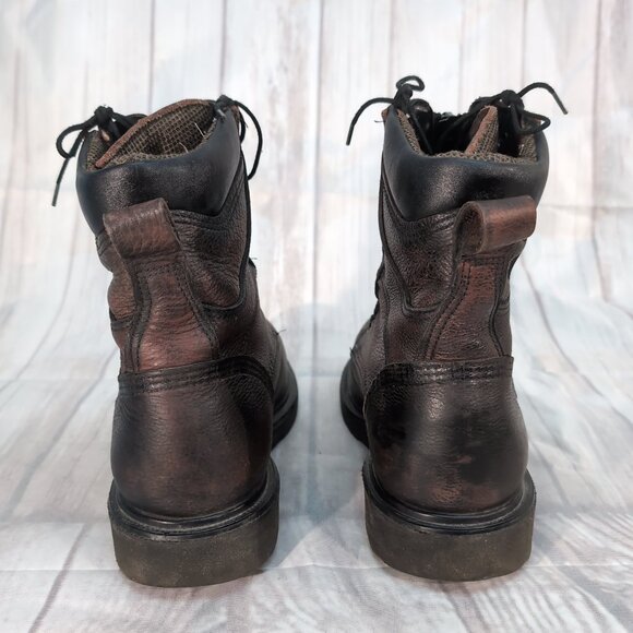 Red Wing Shoes Gore-Tex Steel Toe Work Boots Brown Leather - Picture 5 of 15